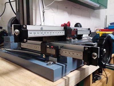 Using cheap didgital calipers as a DRO