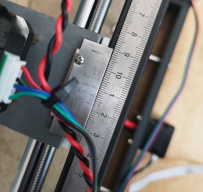 x-axis vernier