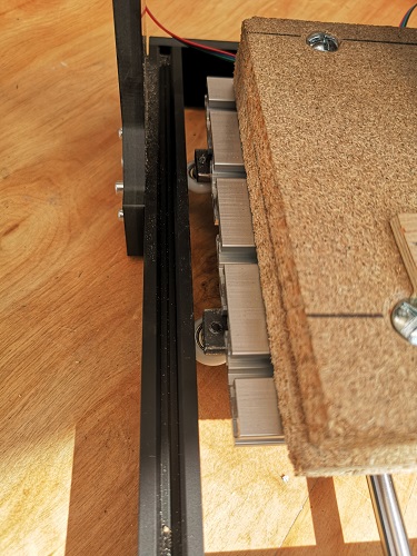 y axis bracing runner wheels