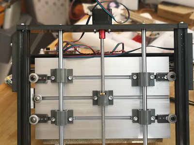 openbuilds style delrin runner wheels on the y-axis