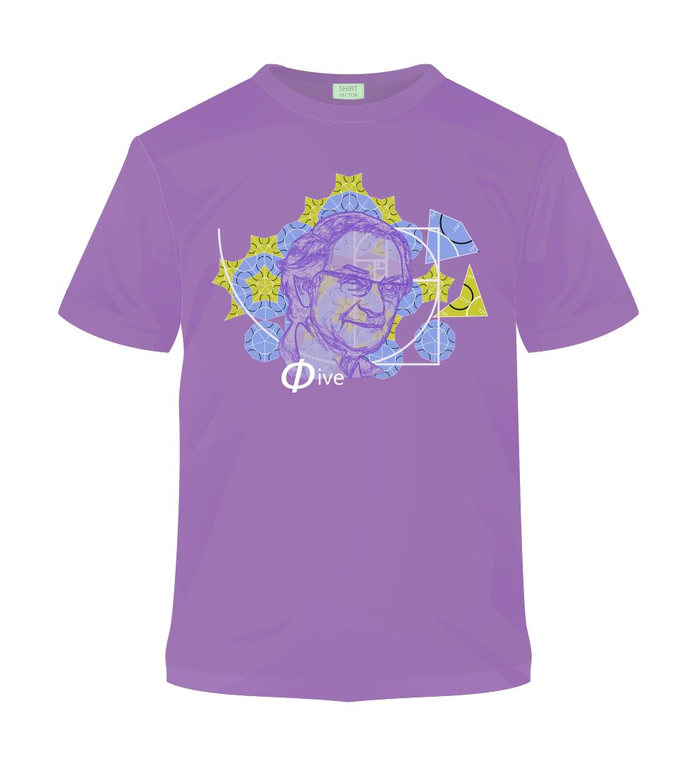 Penrose tiling t-shirt design